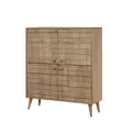 Förvaringsskåp Hanah Home Multilux 728 Sonoma Ek Spånskiva 95x111x36 cm - Skåp och byråer - 8681875340938 - 1