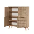 Förvaringsskåp Hanah Home Multilux 728 Sonoma Ek Spånskiva 95x111x36 cm - Skåp och byråer - 8681875340938 - 6