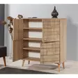 Förvaringsskåp Hanah Home Multilux 728 Sonoma Ek Spånskiva 95x111x36 cm - Skåp och byråer - 8681875340938 - 3