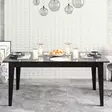 Matbord Hanah Home Polka Svart Spånskiva 180x76,8x90 cm - Matbord - 8681875670738 - 3