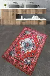 Badrumsmatta Mijölnir Flerfärgad 100% Polyester Antibakteriell Halkfri 70x120 cm - Badrumsmattor och våtrumsmattor - 8683342800228 - 1