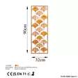 Väggdekor Metall Wallity Flerfärgad Metall 32x90 cm - Dekorationer, prydnadsföremål - 8683743679928 - 7