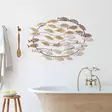 Väggdekor Metall Wallity Alabal?k Flerfärgad Metall 94x58 cm - Dekorationer, prydnadsföremål - 8683742688518 - 3