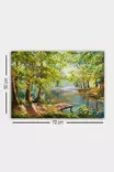 Canvastavla Wallity Flerfärgad Canvas 50x70 cm - Tavlor och ramar - 8681875737578 - 5