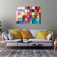 Glastavla Wallity Flerfärgad Glas 70x100 cm - Tavlor och ramar - 8683742114598 - 4