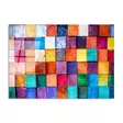 Glastavla Wallity Flerfärgad Glas 70x100 cm - Tavlor och ramar - 8683742114598 - 1