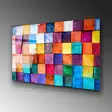 Glastavla Wallity Flerfärgad Glas 70x100 cm - Tavlor och ramar - 8683742114598 - 5