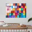 Glastavla Wallity Flerfärgad Glas 70x100 cm - Tavlor och ramar - 8683742114598 - 2