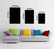 Glastavla Wallity Flerfärgad Glas 70x110 cm - Tavlor och ramar - 8683742946618 - 8