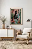 Inramad Tavla Wallity Flerfärgad Trä 33x48 cm - Tavlor och ramar - 8684283665488 - 2