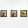 Inramad MDF-tavla Wallity Flerfärgad MDF 16x16x2 cm 3 Delar - Tavlor och ramar - 8684283650118 - 2
