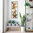 Väggdekor Metall Wallity Butterfly Flerfärgad Metall 90x32 cm - Dekorationer, prydnadsföremål - 8682870854918 - 2
