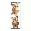 Väggdekor Metall Wallity Butterfly Flerfärgad Metall 90x32 cm - Dekorationer, prydnadsföremål - 8682870854918 - 1