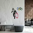 Väggdekor Metall Wallity Banksy Flerfärgad Metall 62x61 cm - Dekorationer, prydnadsföremål - 8683743016778 - 4