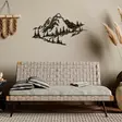 Väggdekor Metall Wallity Mountain Flerfärgad Metall 70x40 cm - Dekorationer, prydnadsföremål - 8683743851638 - 4