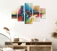 MDF-tavla Wallity Flerfärgad MDF 92x56 cm 5 Delar - Tavlor och ramar - 8681181705308 - 2
