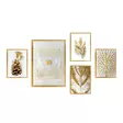 Inramad MDF-tavla Wallity Flerfärgad MDF 24x29 cm 34x44 cm 5 Delar - Tavlor och ramar - 8682870012158 - 1