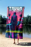 Strandhandduk Mijölnir Flerfärgad 70% Polyester 30% Polyamid Mikrofilament 70x130 cm - Handdukar - 8684282665878 - 3