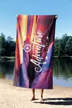 Strandhandduk Mijölnir Flerfärgad 70% Polyester 30% Polyamid Mikrofilament 90x150 cm - Handdukar - 8684282666028 - 3
