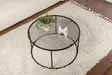 Soffbord Hanah Home Black-Grey-80 Svart Härdat Glas 80x43x80 cm - Soffbord - 8683742475118 - 3