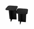 Sidobord Hanah Home Blues Set Svart Spånskiva 40x50x40 cm 40x55x40 cm - Sidobord och extrabord - 8684282417248 - 9