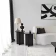 Sidobord Hanah Home Blues Set Svart Spånskiva 40x50x40 cm 40x55x40 cm - Sidobord och extrabord - 8684282417248 - 5