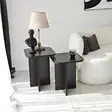 Sidobord Hanah Home Blues Set Svart Spånskiva 40x50x40 cm 40x55x40 cm - Sidobord och extrabord - 8684282417248 - 7