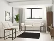 Nestingbord Hanah Home Tali Svart Valnöt Spånskiva 44x52x45 39x49x45 34x46x45 cm - Bord - 8684282354338 - 3