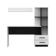 Skrivbord Hanah Home Alaska Vit Spånskiva 120x74x60 cm - Skrivbord - 8682870115118 - 6