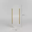 Spegel Hanah Home Caprice Guld Metall 50x150 cm - Speglar - 8683743827008 - 6