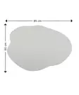 Spegel Hanah Home Ohho Svart Mdf 60x85x2,2 cm - Speglar - 8683743822638 - 8