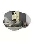 Spegel Hanah Home Ohho Svart Mdf 60x85x2,2 cm - Speglar - 8683743822638 - 1