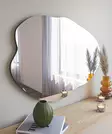 Spegel Hanah Home Ohho Svart Mdf 60x85x2,2 cm - Speglar - 8683743822638 - 2