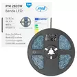 PNI LED-remsa 2835W, 300 lysdioder, kallvit 6000K, 860lm, dimbar, pekknapp, 230V strömförsörjning, silikon, 5 meter, IP65 - PNI produkter - 5949066532788 - 2