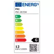 PNI LED-remsa 2835W, 300 lysdioder, kallvit 6000K, 860lm, dimbar, pekknapp, 230V strömförsörjning, silikon, 5 meter, IP65 - PNI produkter - 5949066532788 - 11
