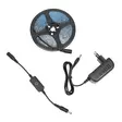 PNI LED-remsa 2835W, 300 lysdioder, kallvit 6000K, 860lm, dimbar, pekknapp, 230V strömförsörjning, silikon, 5 meter, IP65 - PNI produkter - 5949066532788 - 5