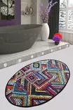 Matta Conceptum Maglie Oval DJT Flerfärgad Polyester 60x90 cm - Små mattor och gångmattor - 8681875899108 - 2