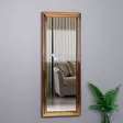 Spegel Hanah Home Smooth Bronze Mdf Brons 40x105x3 cm - Speglar - 8683743822928 - 2