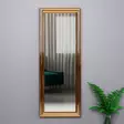 Spegel Hanah Home Smooth Bronze Mdf Brons 40x105x3 cm - Speglar - 8683743822928 - 4