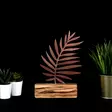 Metalldekoration Aberto Design Palm Leaf Brons Metall Trä 17x27x3,5 cm - Dekorationer, prydnadsföremål - 8681875640588 - 2