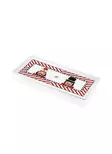 Serveringsfat Hermia Röd Vit Svart Keramik 35x16 cm - Serveringsfat - 8683743769018 - 2