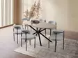 Matbord Hanah Home Aura Ljus Mocca MDF 180x79x90 cm - Matbord - 8684283011568 - 3