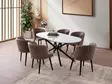 Matbord Hanah Home Aura Ljus Mocca MDF 180x79x90 cm - Matbord - 8684283011568 - 4