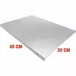 Skärbräda Hermia Silver Rostfritt Stål 30x40 cm - Köksredskap - 8684283837298 - 1