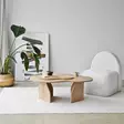 Soffbord Hanah Home Melted Safir Ek Spånskiva 105x35x65 cm - Soffbord - 8684283515158 - 3