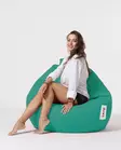 Sittsäck Atelier del Sofa Premium XXL Turkos Polyester 115x130 cm - Saccosäckar - 8683743039388 - 16