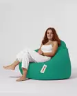 Sittsäck Atelier del Sofa Premium XXL Turkos Polyester 115x130 cm - Saccosäckar - 8683743039388 - 11