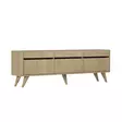 TV-bänk Hanah Home Sapphire Oak Safir Ek Spånskiva 150x30x48 cm - TV-bänkar - 8683742102328 - 6