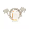 Serie Kabel | D-SUB 25-Pin Hane | D-SUB 25-Pin Hane | Nickelplaterad | 2.00 m | Rund | PVC | Elfenben | Label - Dator och nätverk - 5412810421138 - 66