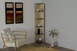 Bokhylla Hanah Home Porto Safir Antracit Spånskiva 25x160x25 cm - Bokhyllor - 8683342851718 - 2